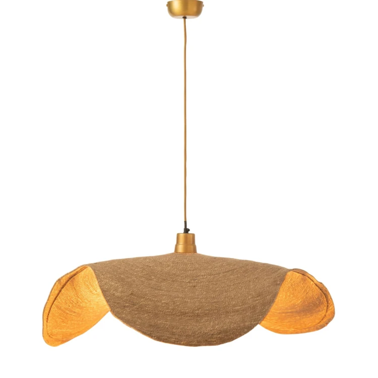 Hanglamp van natuurlijk riet