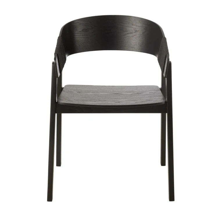 Silla de comedor de madera de fresno