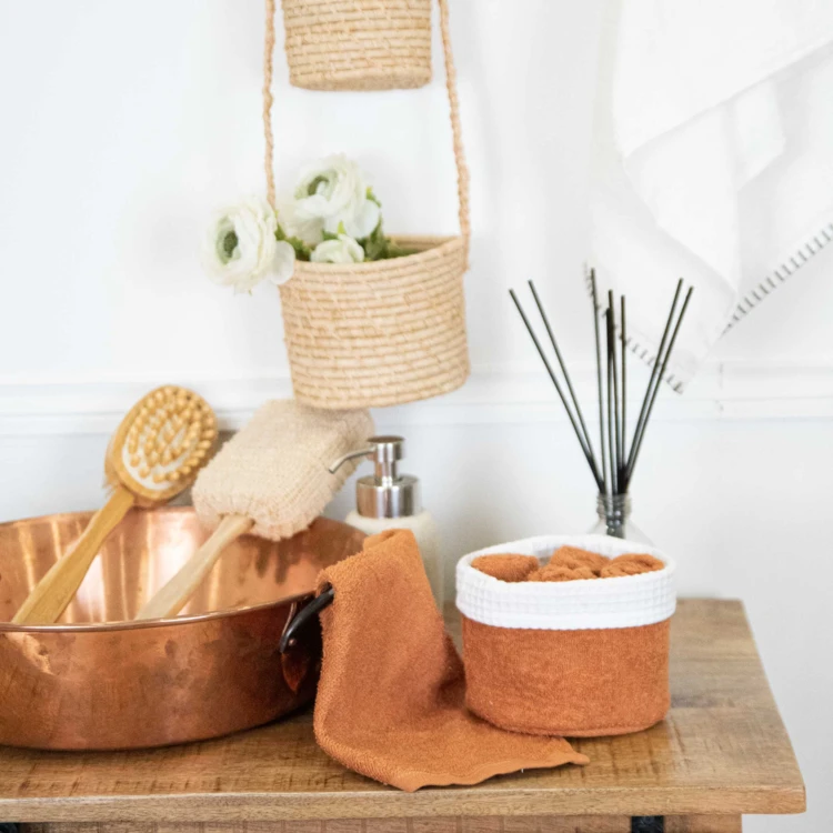 Panier invité avec serviettes