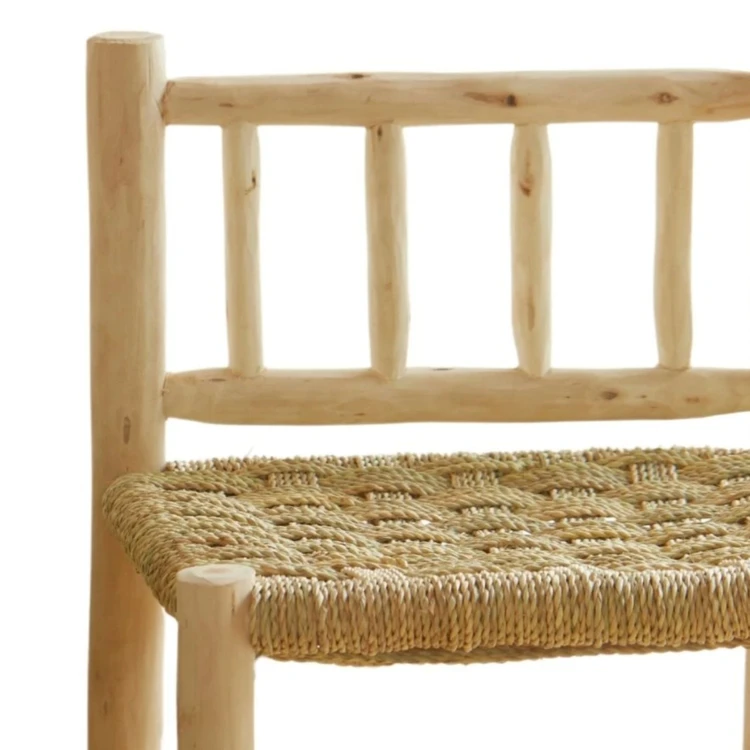 Sedia in legno di alloro e doum
