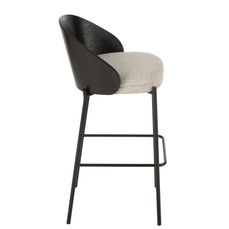 Chaise de bar design et bicolore