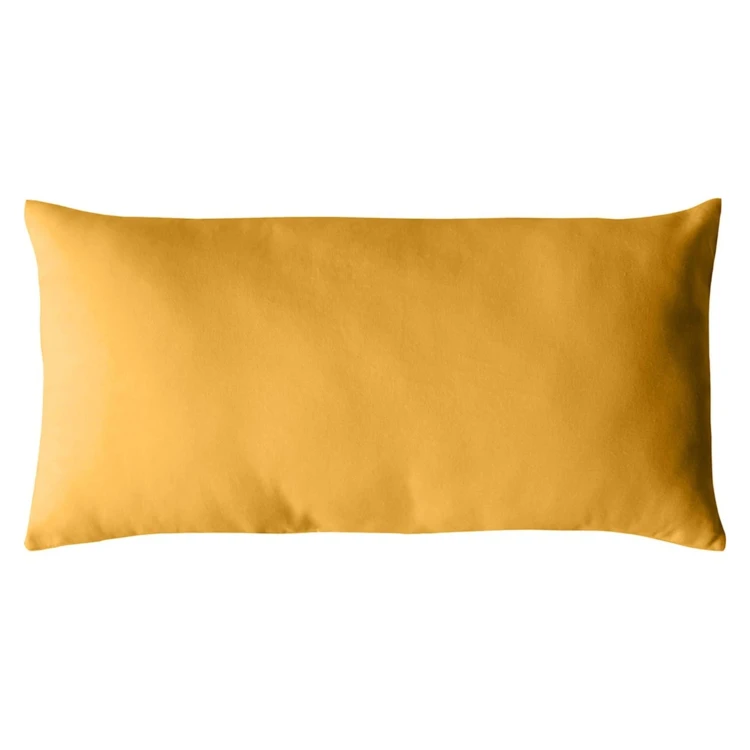 Coussin non déhoussable en coton uni