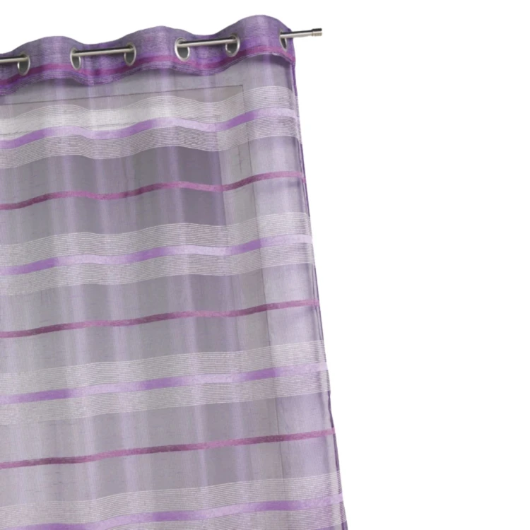 Farbiger Vorhang Horizontalstreifen