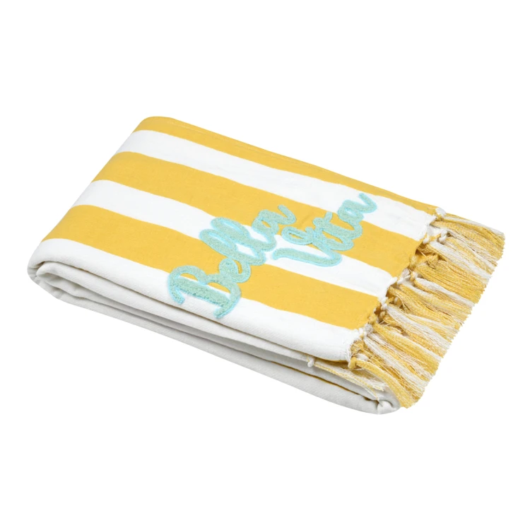 Fouta doublée éponge  "Bella Vita"