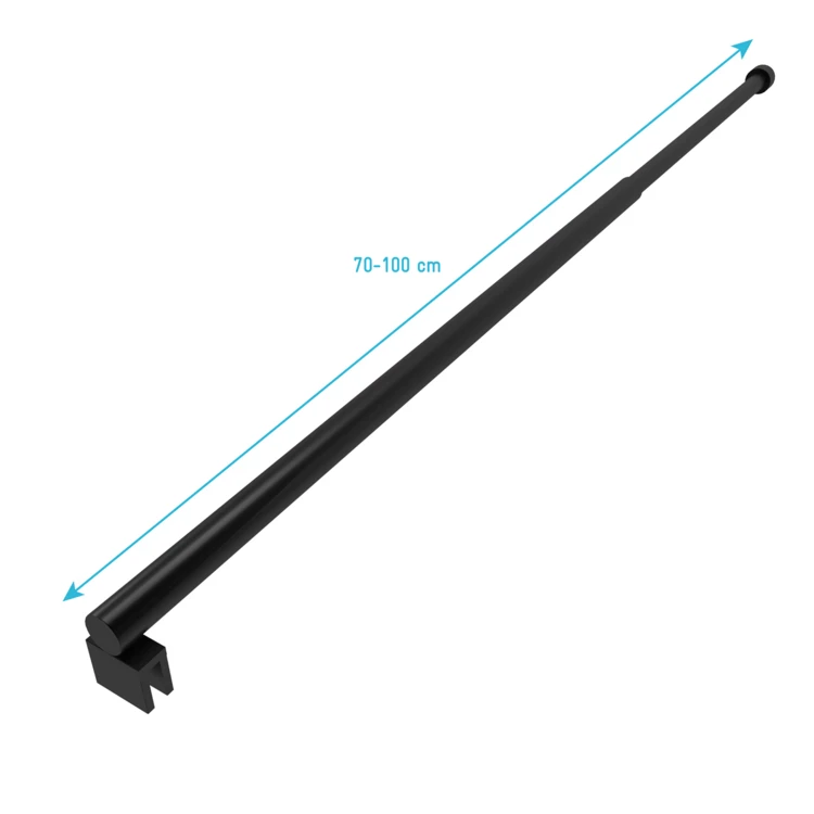 Barre de fixation extensible 70 à 100 cm pour douche italienne