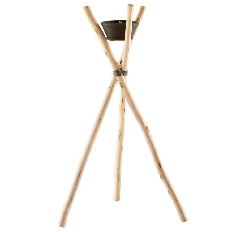 Lanterna grande de exterior com vela