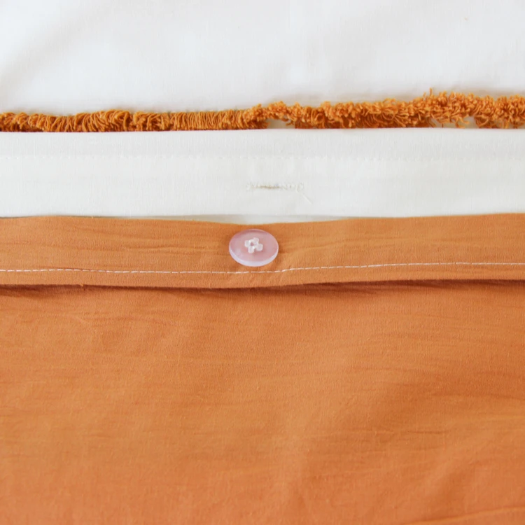 Juego de cama infantil de algodón tufté con motivo de sol