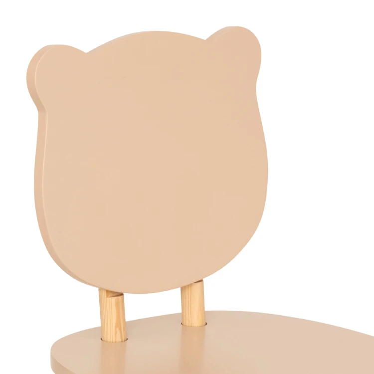 Chaise enfant dossier ourson