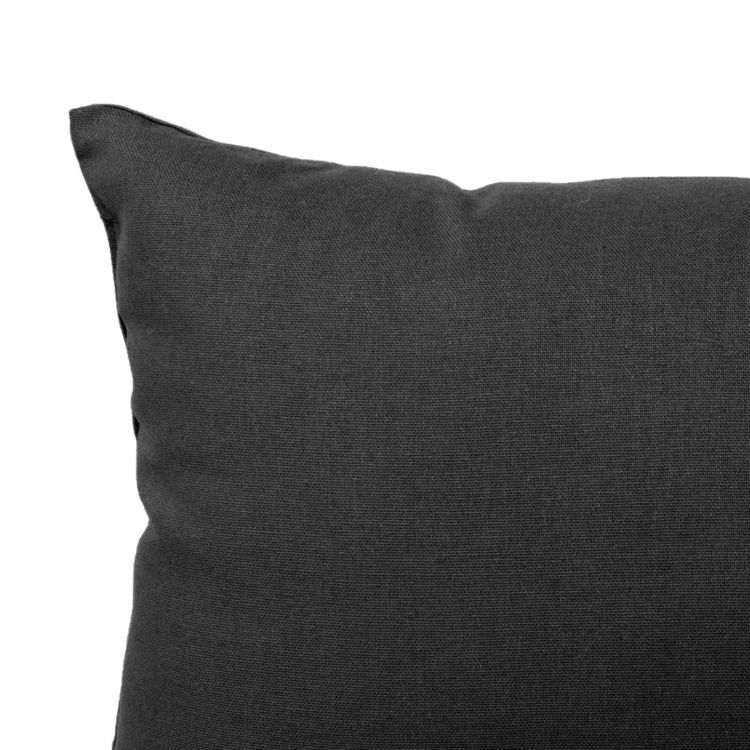 Coussin non déhoussable en coton uni