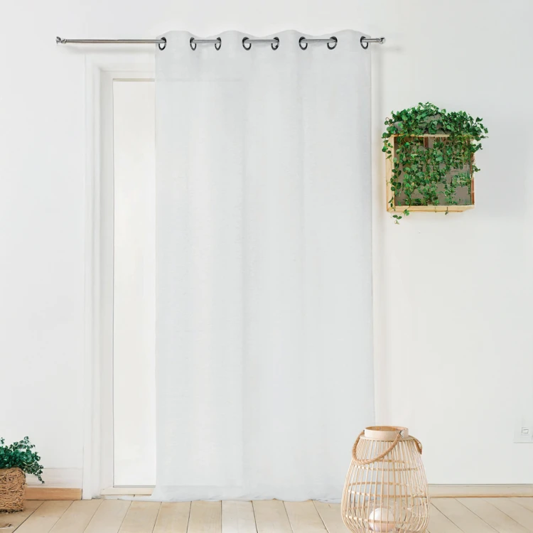 Cortinas lisas, com remoção de ar