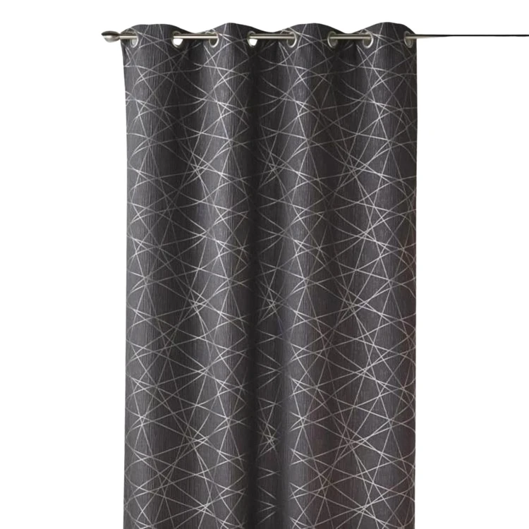 Jacquard-Lichtvorhang mit geometrischen Mustern