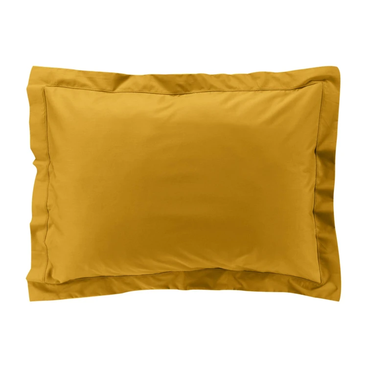 Taie d'oreiller volant plat 100% percale de coton ORIGINE