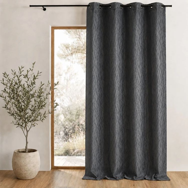 Cortina difusora de jacquard estampado