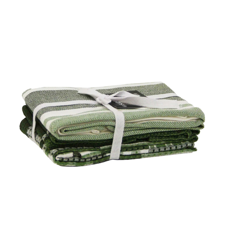 Set de 3 torchons cuisine  coton 50x70 cm