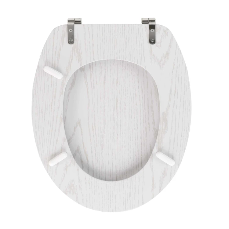 Toiletzitting met houteffect