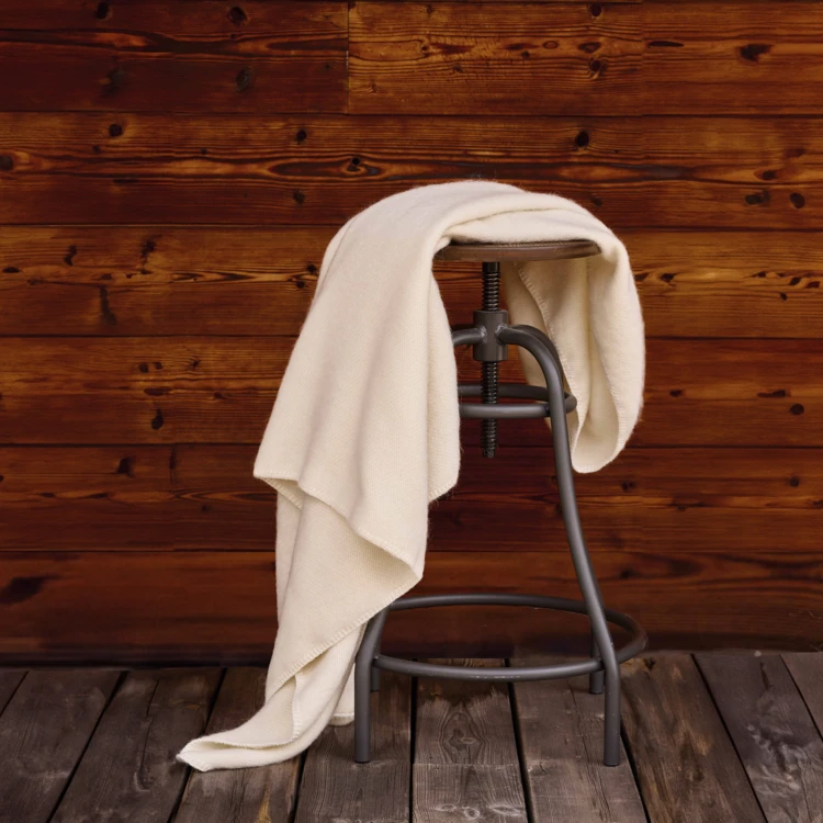Plaid ou couverture chaude laine et mohair
