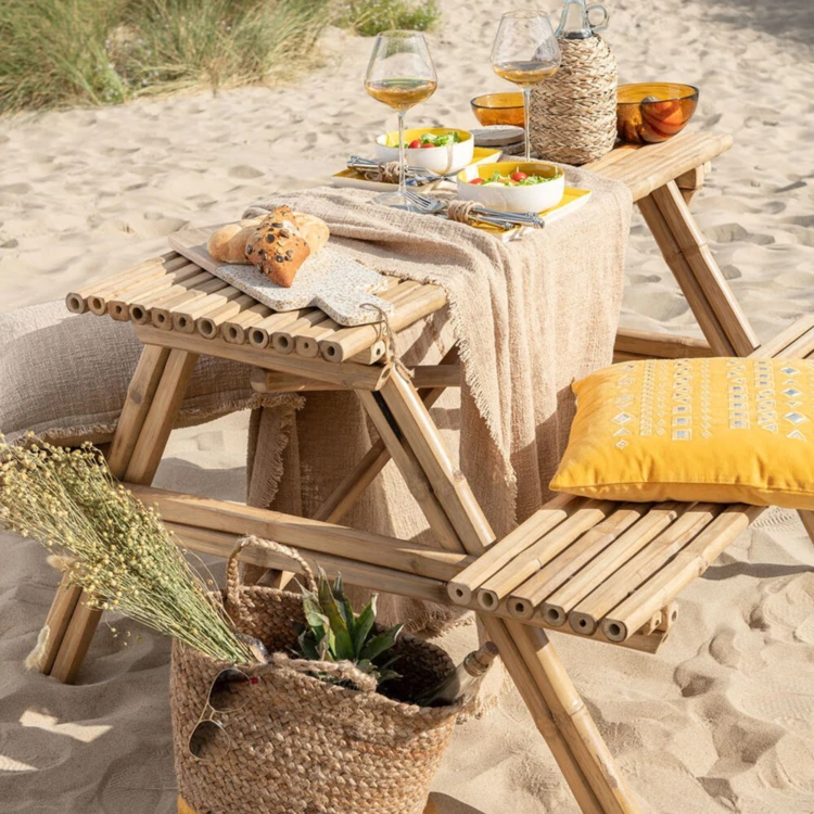 Picknicktisch aus Bambus