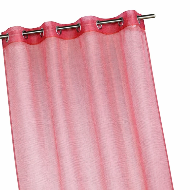 Organza voile met fijne horizontale strepen
