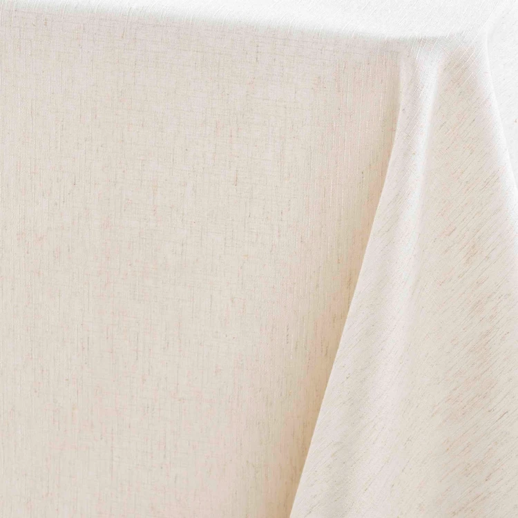 Mantel rectangular de polilina con acabado de dobladillo