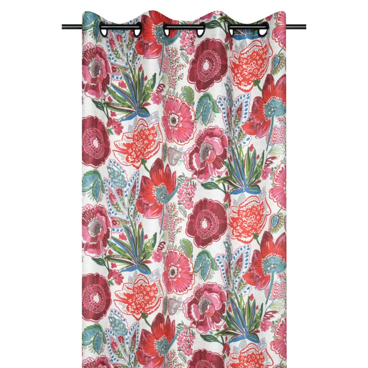 Polylin-Lichtvorhang mit Blumenmuster