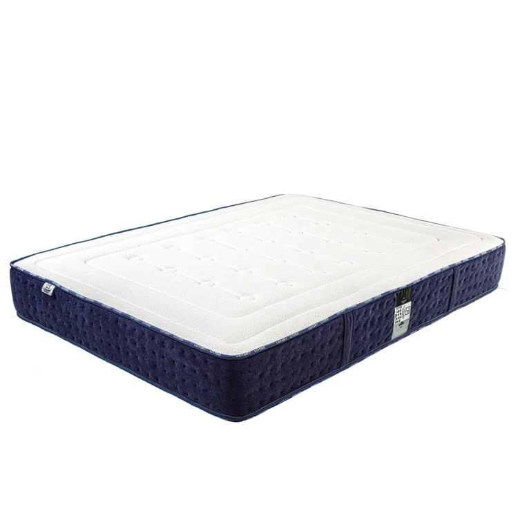 Ensemble matelas mousse 24 cm et sommier blanc