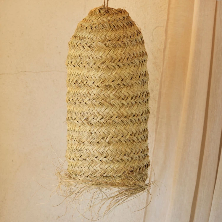 Lampenschirm Palmfaserrohr