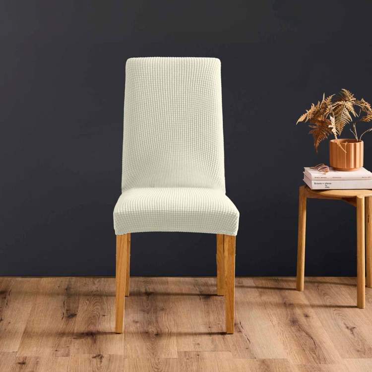 Funda de silla elástica gofrada para asiento de 40 a 50 cm