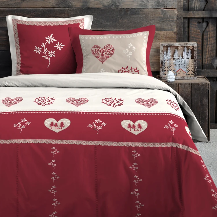 Warm beddengoed in bergstijl