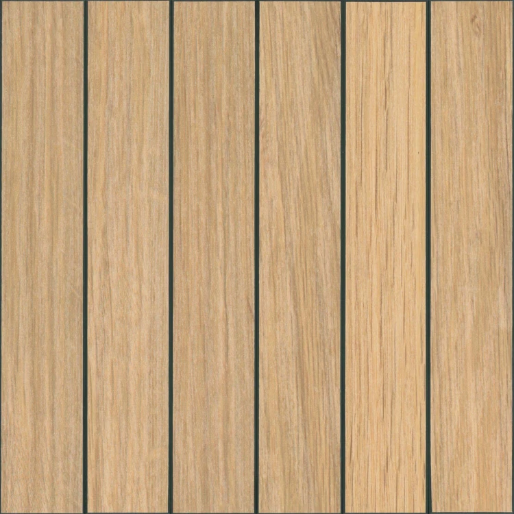 Set van 4 zelfklevende 3D-wandpanelen met houteffect