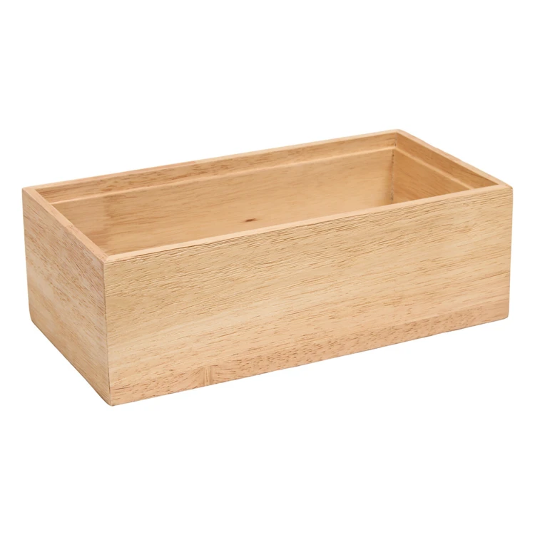 Boîte à mouchoirs en bois avec couvercle