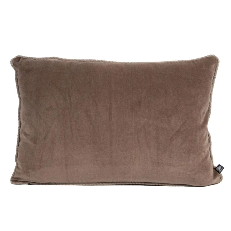 Coussin en velours réversible