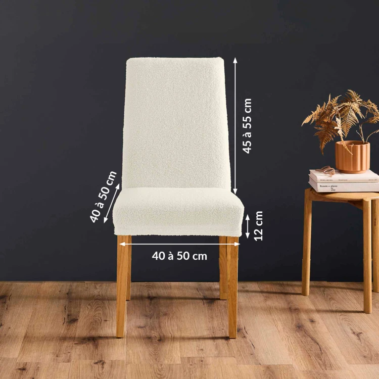 Funda de silla extensible de rizo