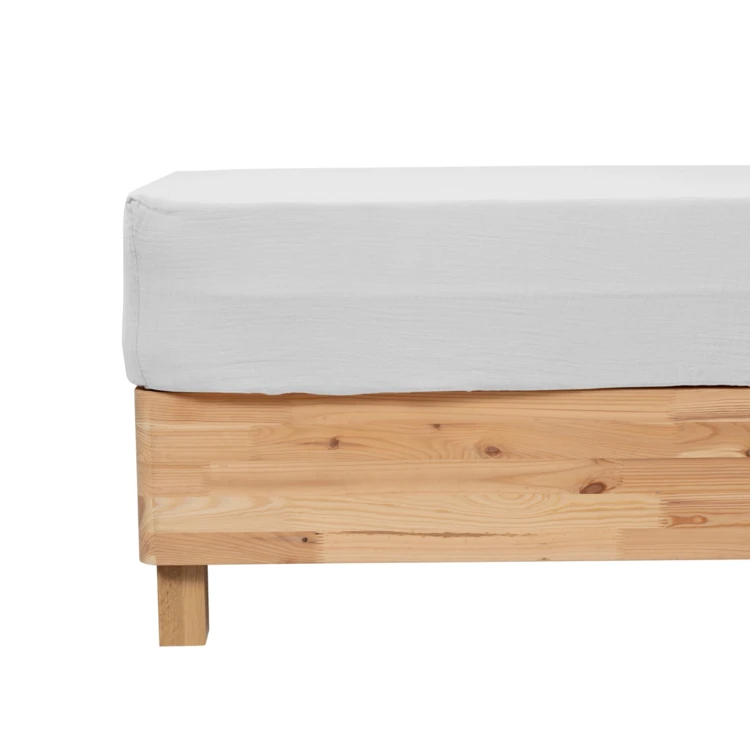 Drap housse en gaze de coton