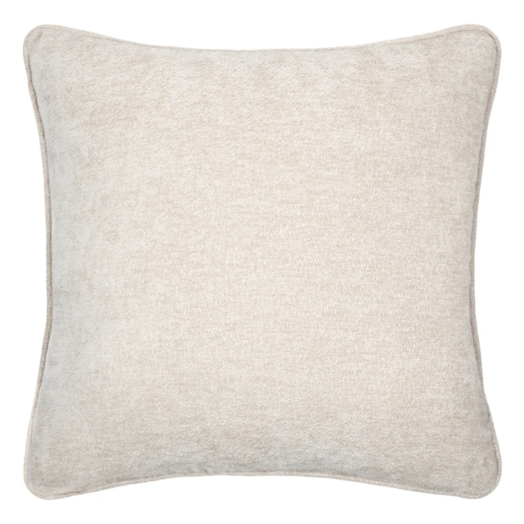 Coussin décoratif avec message brodé "Cosy Season"