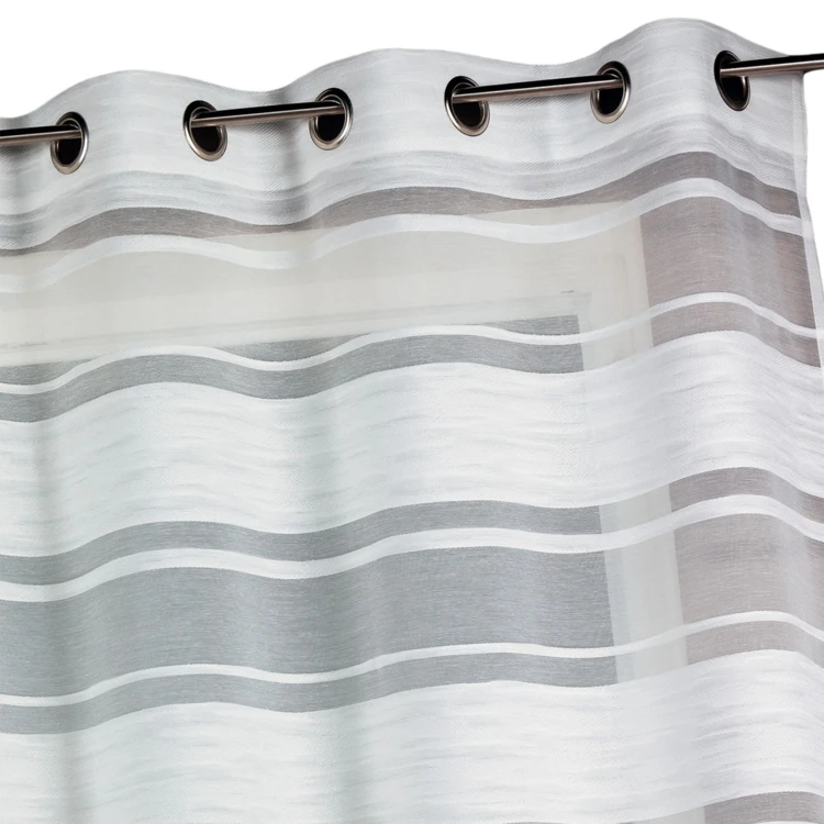Jacquard-Vorhang mit horizontalen Streifen