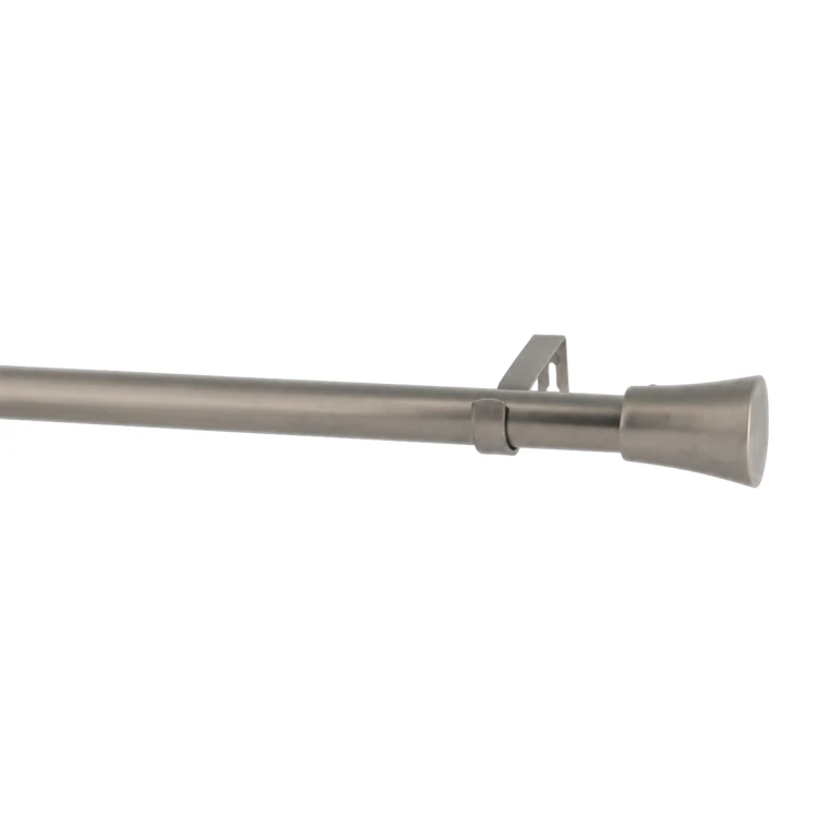 Kit de varão para cortinados extensível D28/25 com remates em metal