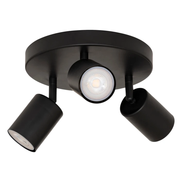 Spot plafond triple orientable