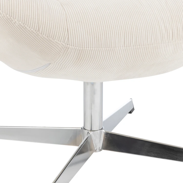 Chaise lounge effet velours texturé