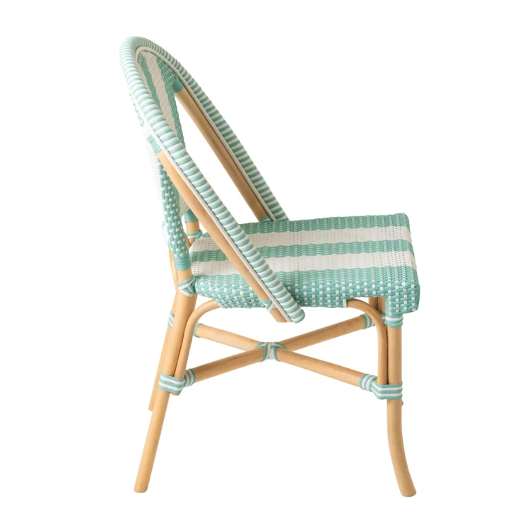 Geweven rotan tuinstoel