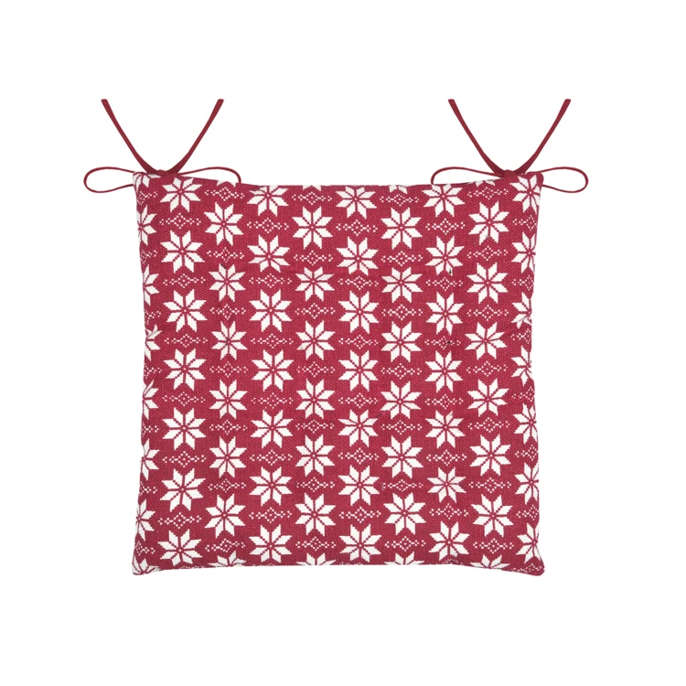 Cojín de silla estilo chalet tradicional en algodón