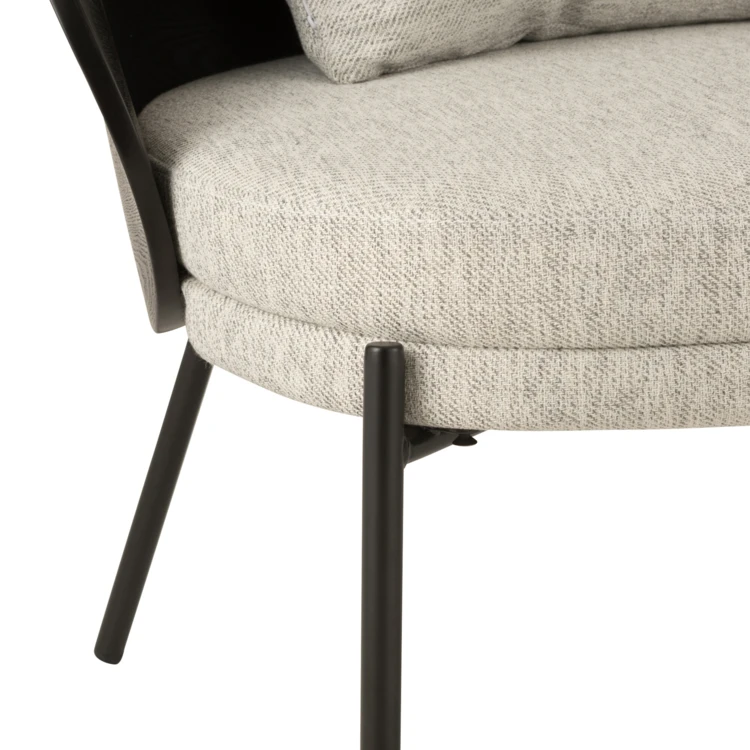 Chaise design bois et métal