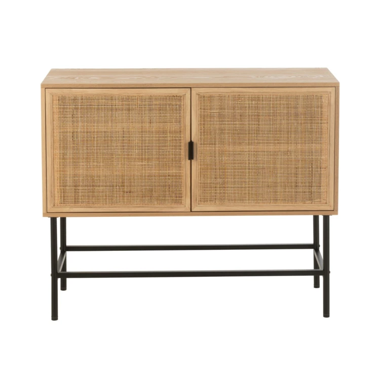Meuble de rangement en bois et métal