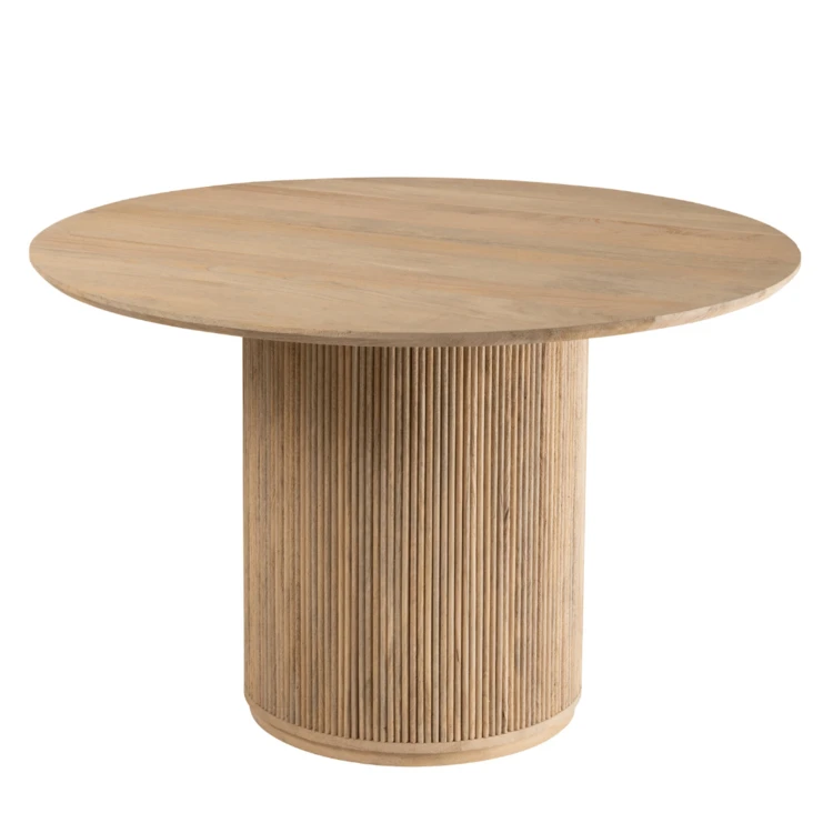 Mesa de madera de mango natural J-Line