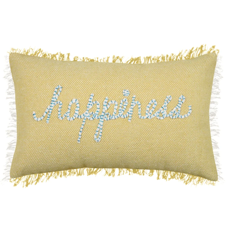 Coussin rectangulaire happiness