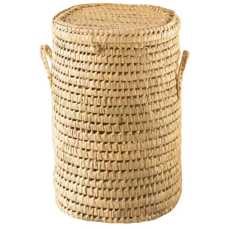 Ronde palm wasmand