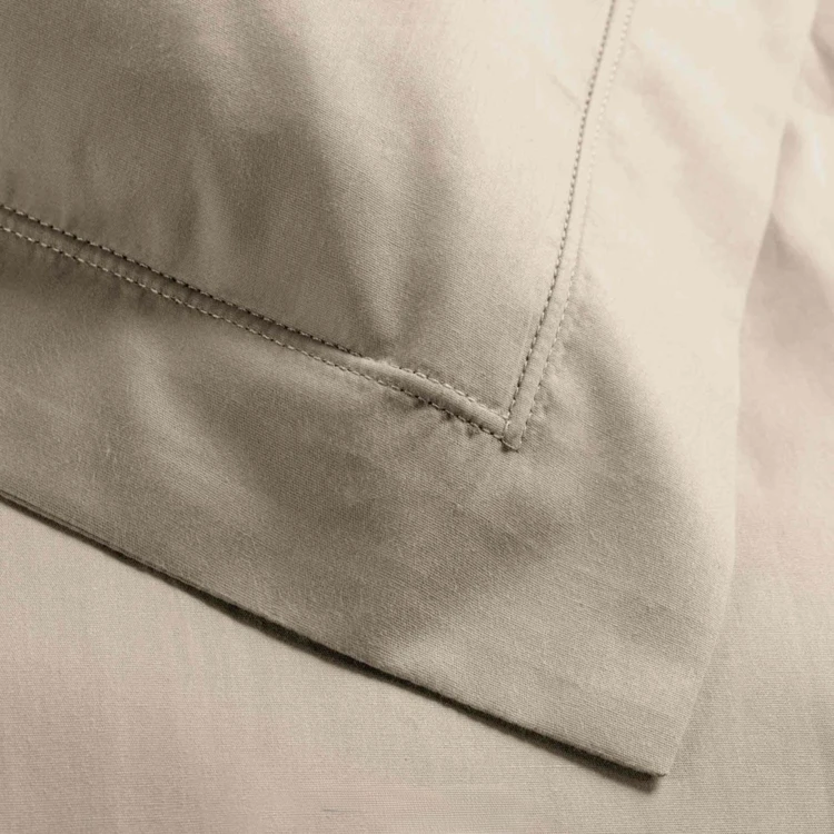 Taie d'oreiller volant plat 100% percale de coton ORIGINE