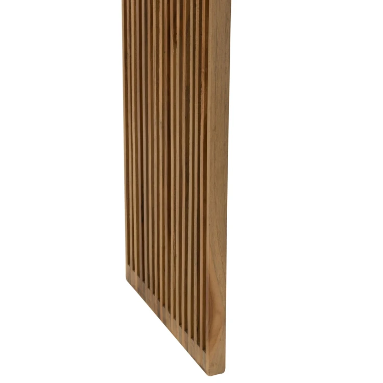 Meuble console avec étagère gigogne en teck lot de 2
