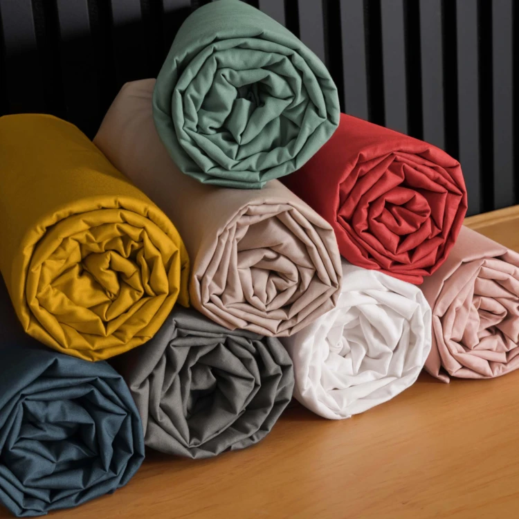 Drap Housse Uni 100% Percale de Coton ORIGINE