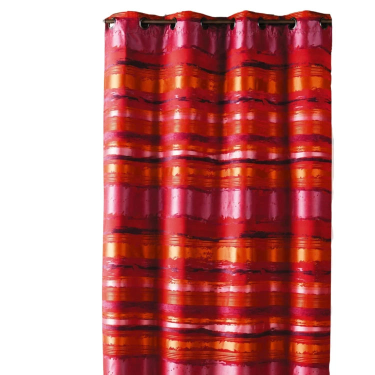 Bunter Jacquard-Vorhang mit Streifenmuster