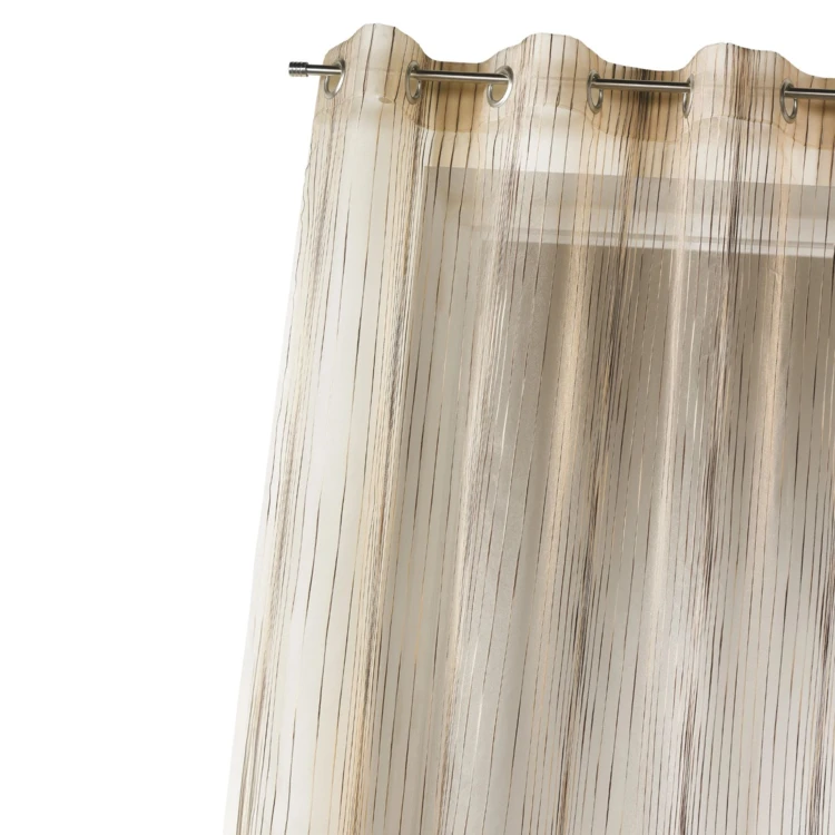 Vorhang Organza gewebte vertikale Streifen